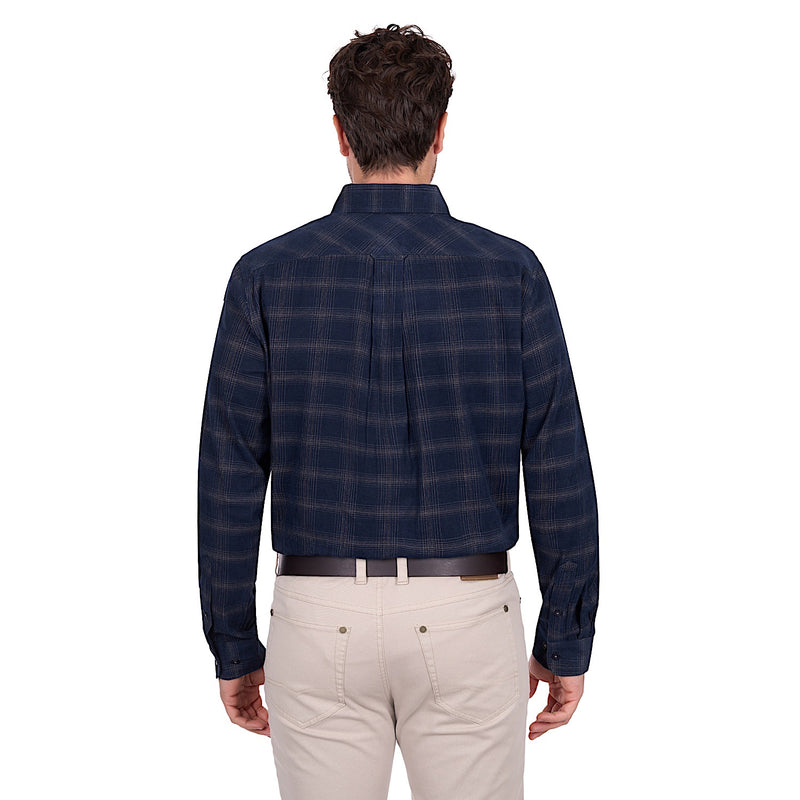 Thomas Cook Men’s Ronald Thermal Shirt - Navy / Tan