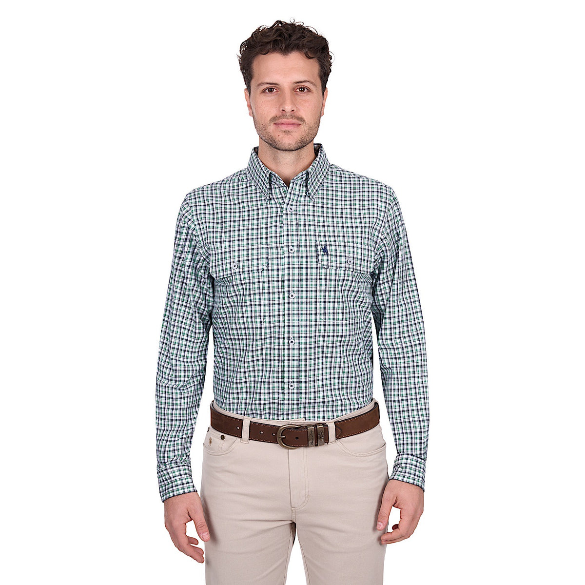 Thomas Cook Men’s Edward Shirt - Navy / Green