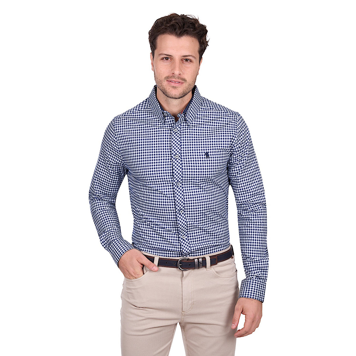 Thomas Cook Men’s Anthony Tailored Shirt - Navy / White