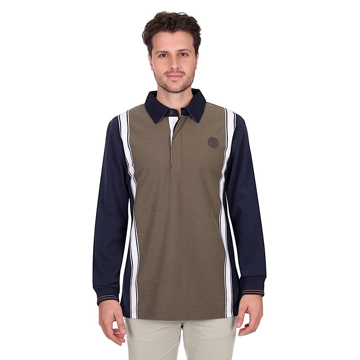 Thomas Cook Men’s Travis Rugby - Navy / Dark Tan