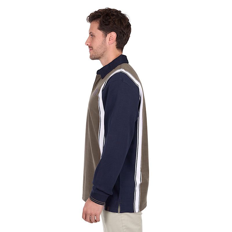 Thomas Cook Men’s Travis Rugby - Navy / Dark Tan