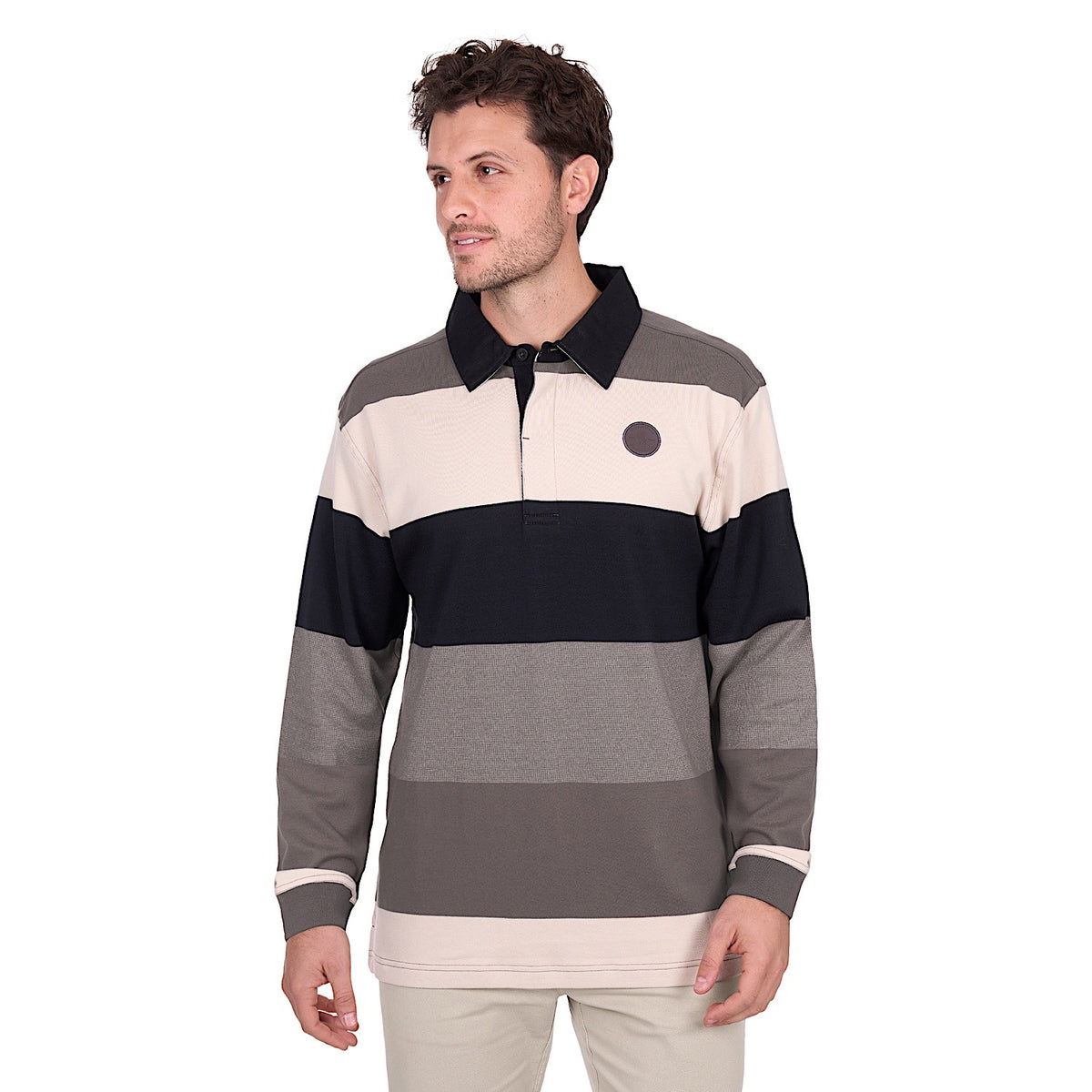 Thomas Cook Men’s Brandon Rugby - Black / Oat