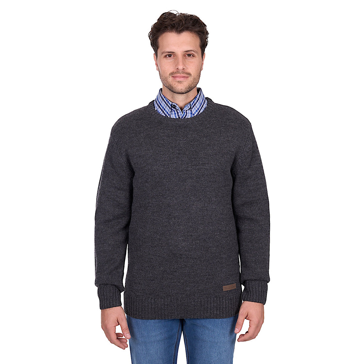 Thomas Cook Men’s Terry Crew Jumper - Charcoal Marle