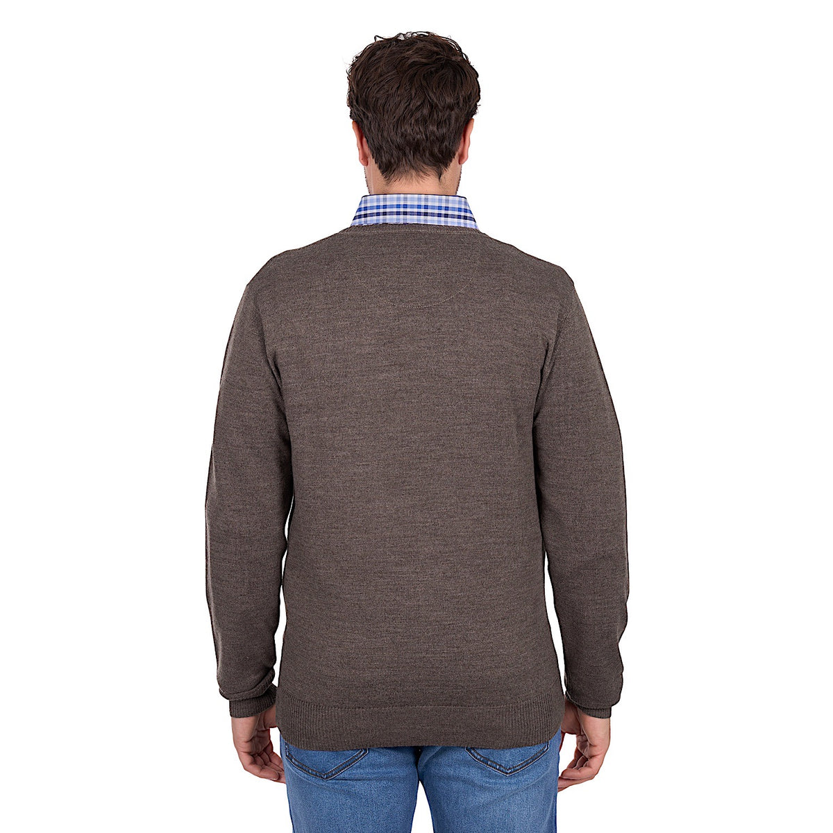 Thomas Cook Men’s Blair Crew Jumper - Tan Marle