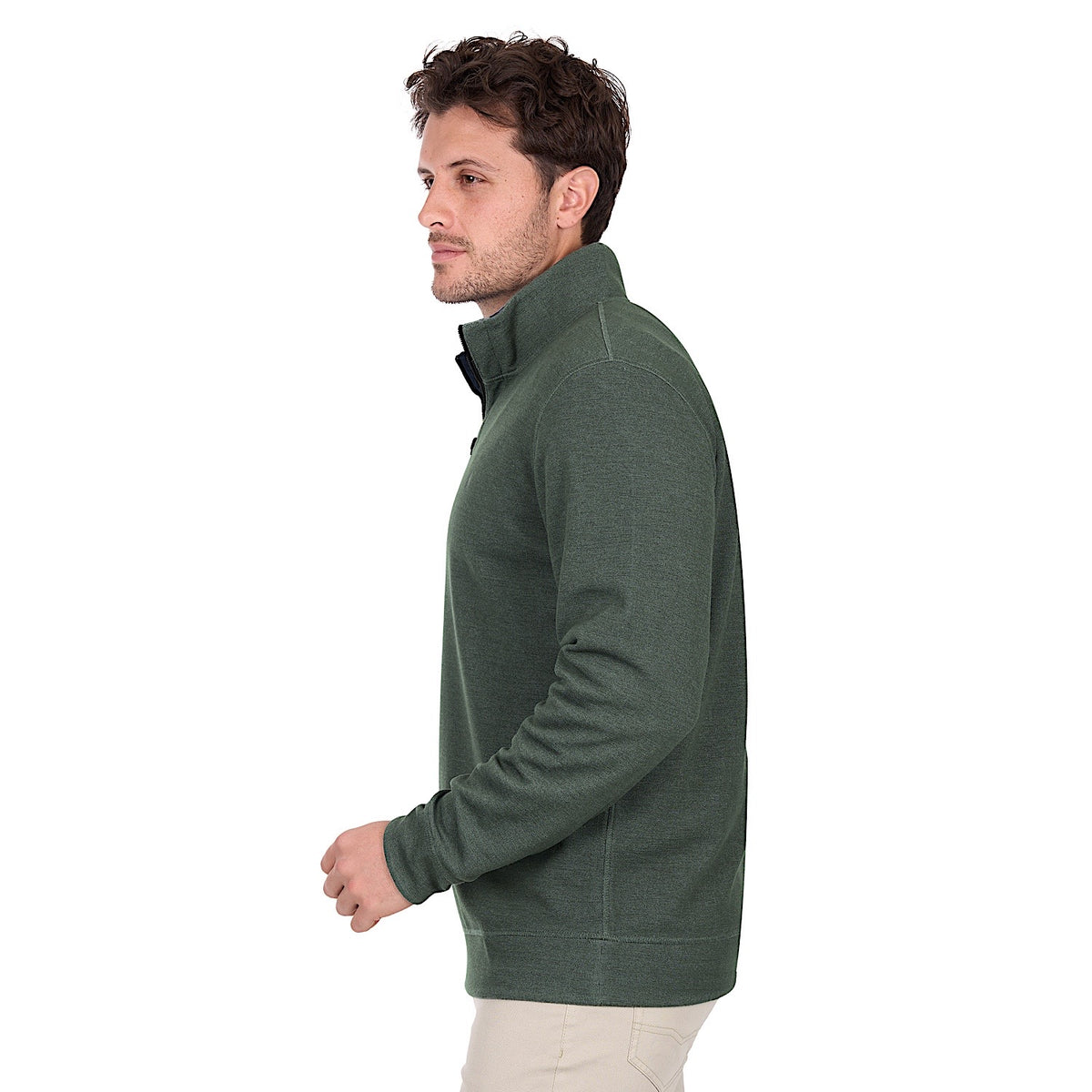 Thomas Cook Men’s Vic Reversible 1/4 Zip Jumper - Green / Navy