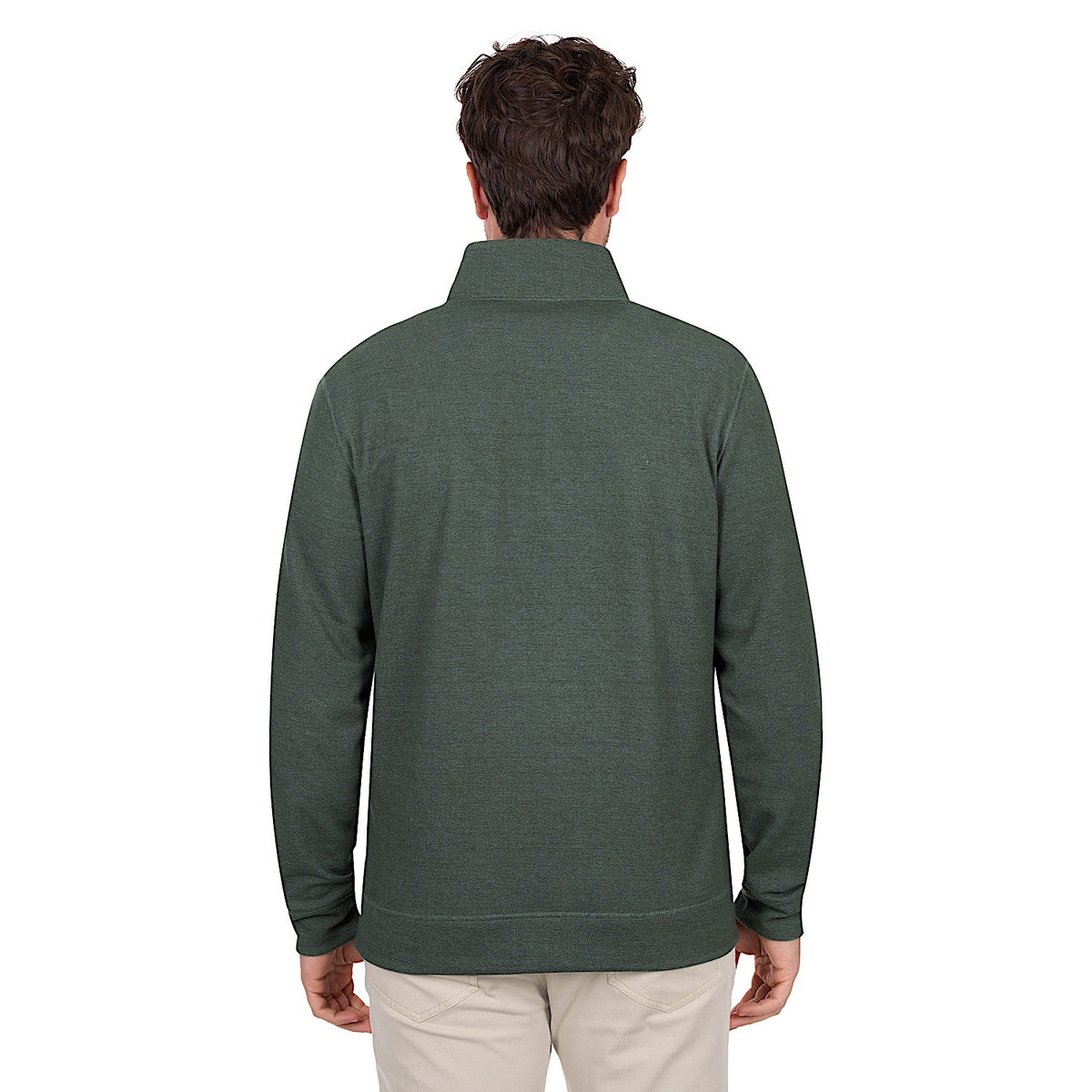 Thomas Cook Men’s Vic Reversible 1/4 Zip Jumper - Green / Navy