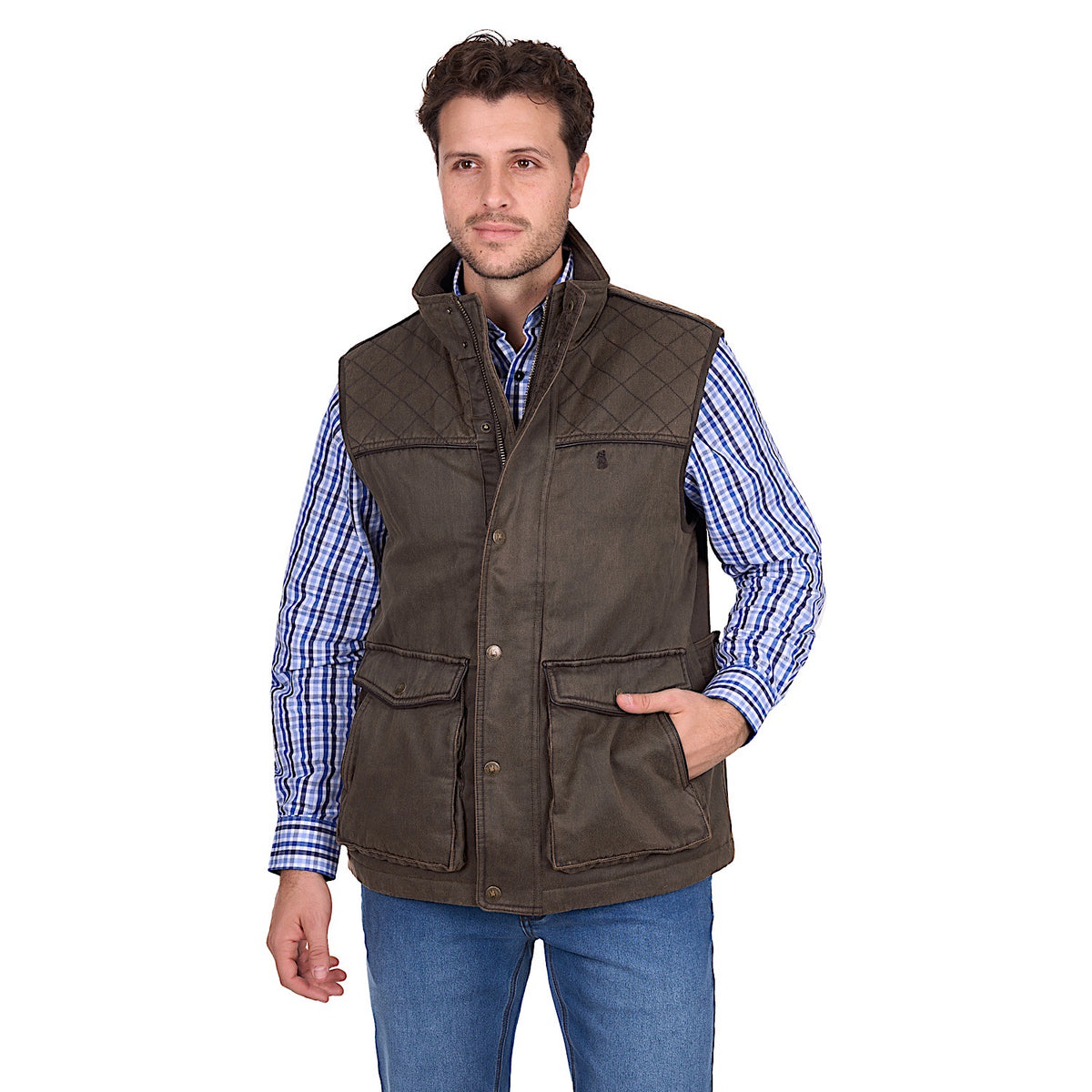 Thomas Cook Men’s Marcus Vest - Rustic Mulch