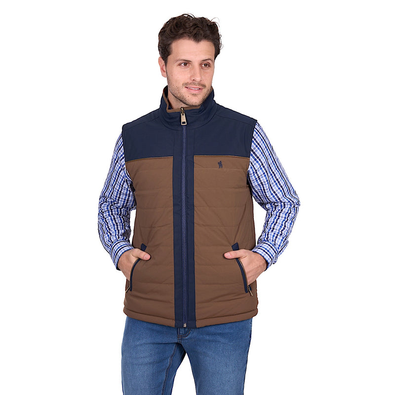 Thomas Cook Men’s Toby Reversible Vest - Navy / Tan
