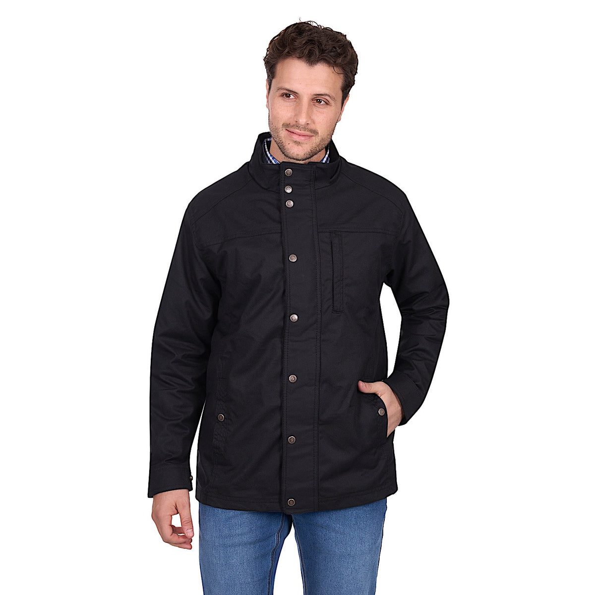 Thomas Cook Men’s Louis Oilskin Jacket - Black