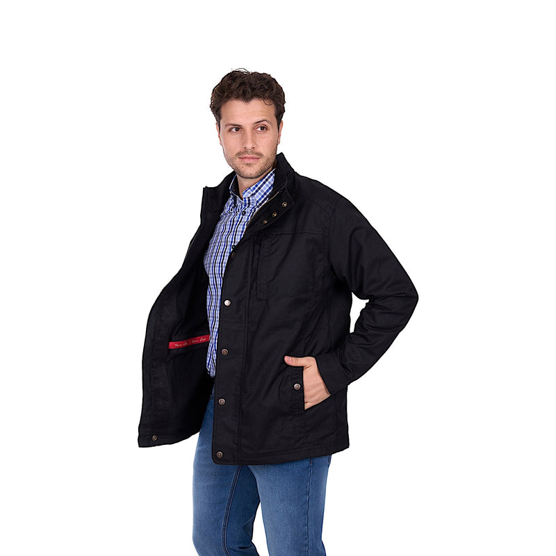 Thomas Cook Men’s Louis Oilskin Jacket - Black