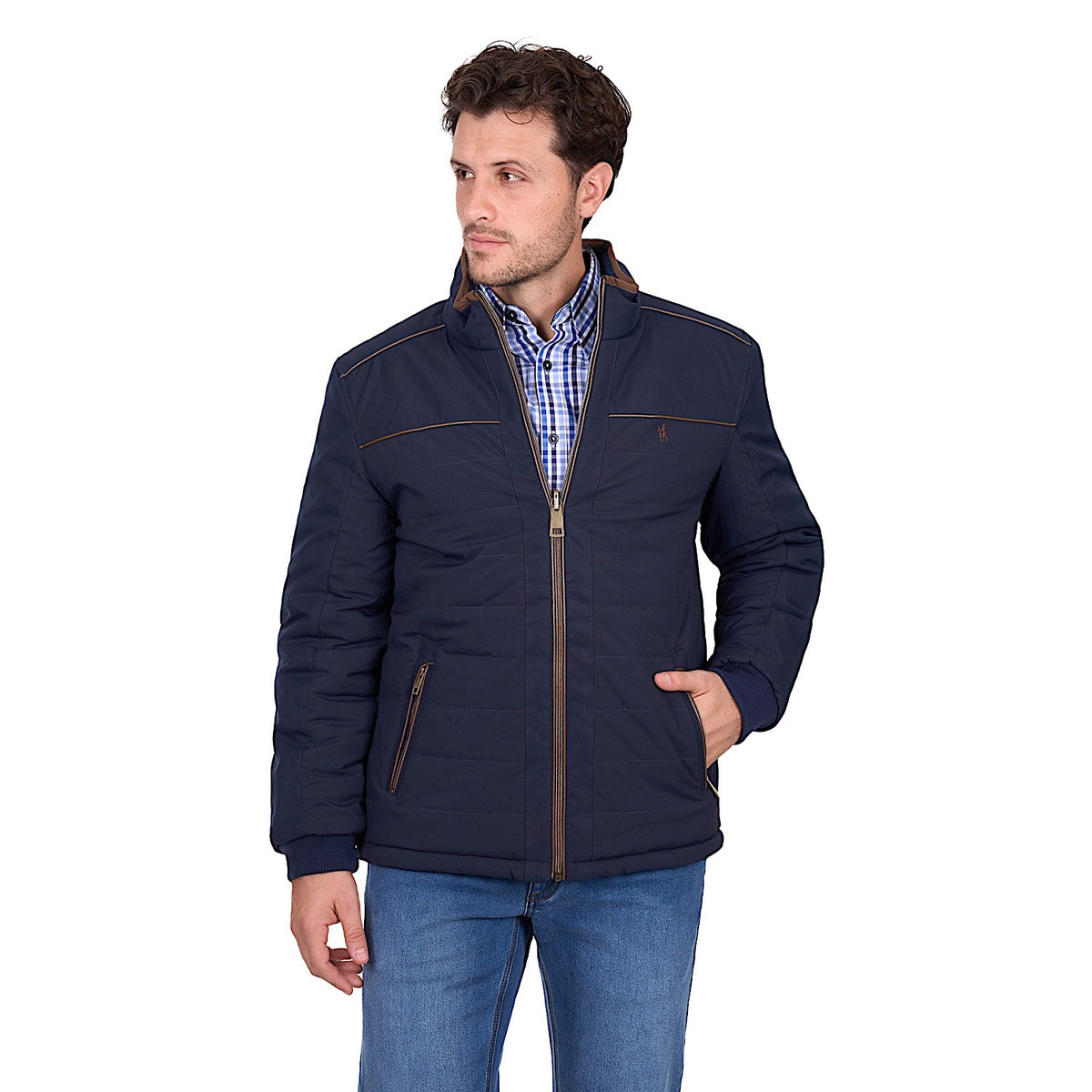 Thomas Cook Men’s Toby Reversible Jacket - Navy / Tan