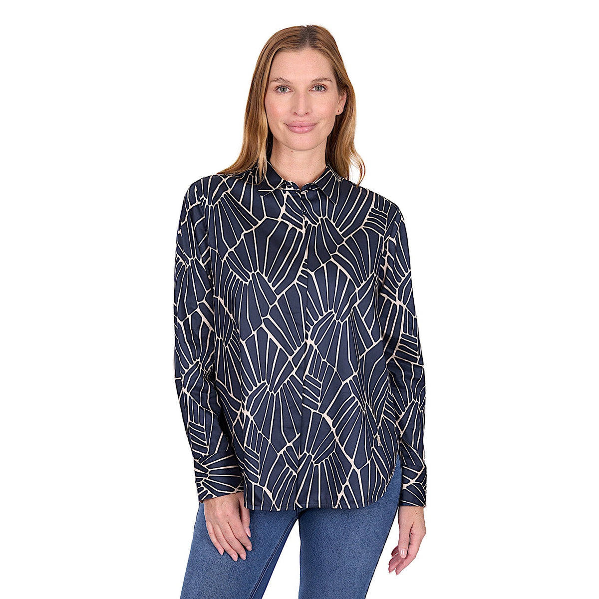 Thomas Cook Women’s Narelle Shirt - Navy / Tan