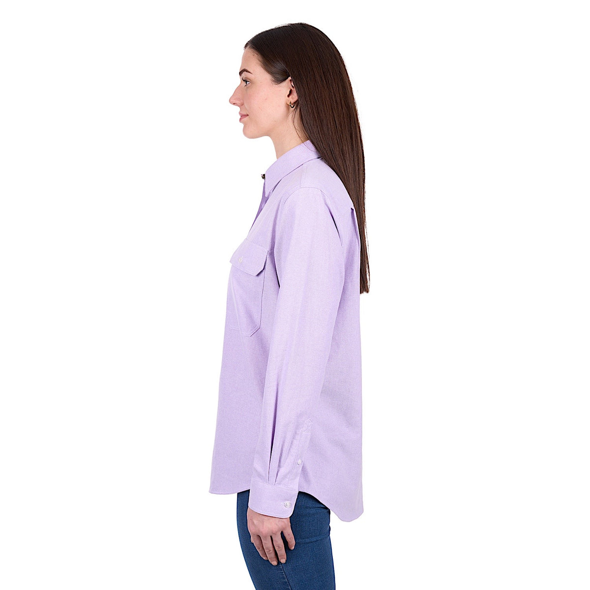Hard Slog Women’s Ginny 1/2 Placket Shirt - Lavender