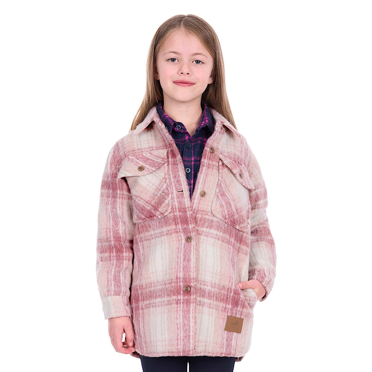 Dux-Bak by Thomas Cook Girl’s Elk Overshirt - Pink