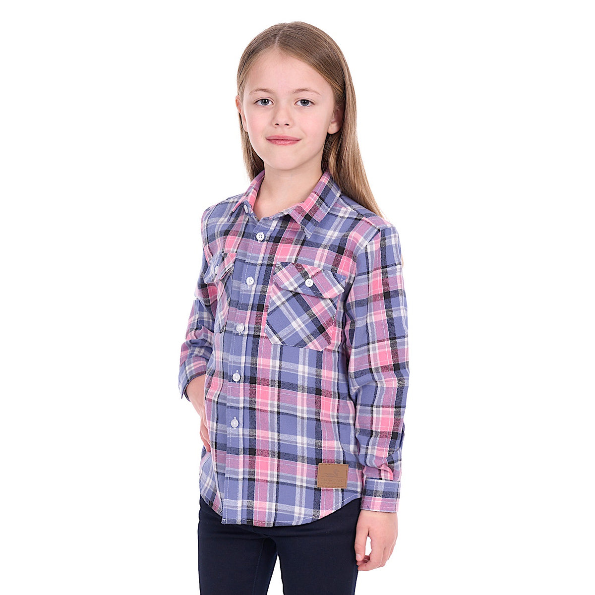 Dux-Bak by Thomas Cook Kid’s Millie Thermal Shirt - Pink/Purple