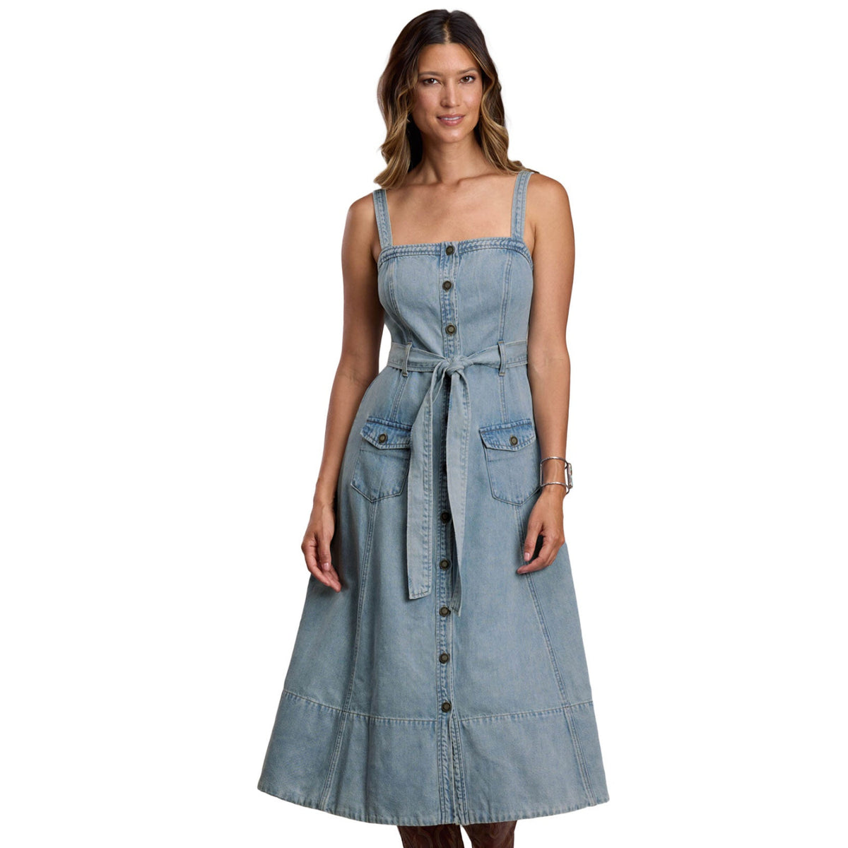 Stetson Women's Summer II Sleeveless Denim Dress - Blue