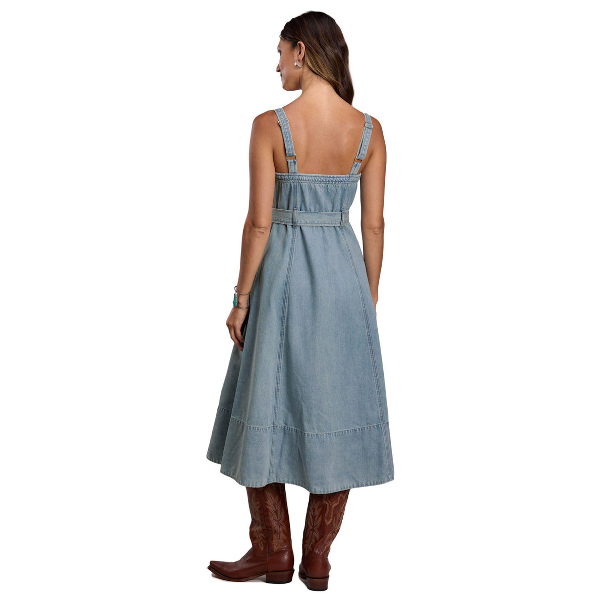 Stetson Women's Summer II Sleeveless Denim Dress - Blue