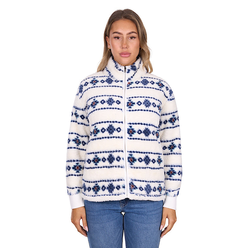 Pure Western Women’s Sharna Fleece Jacket - Ivory