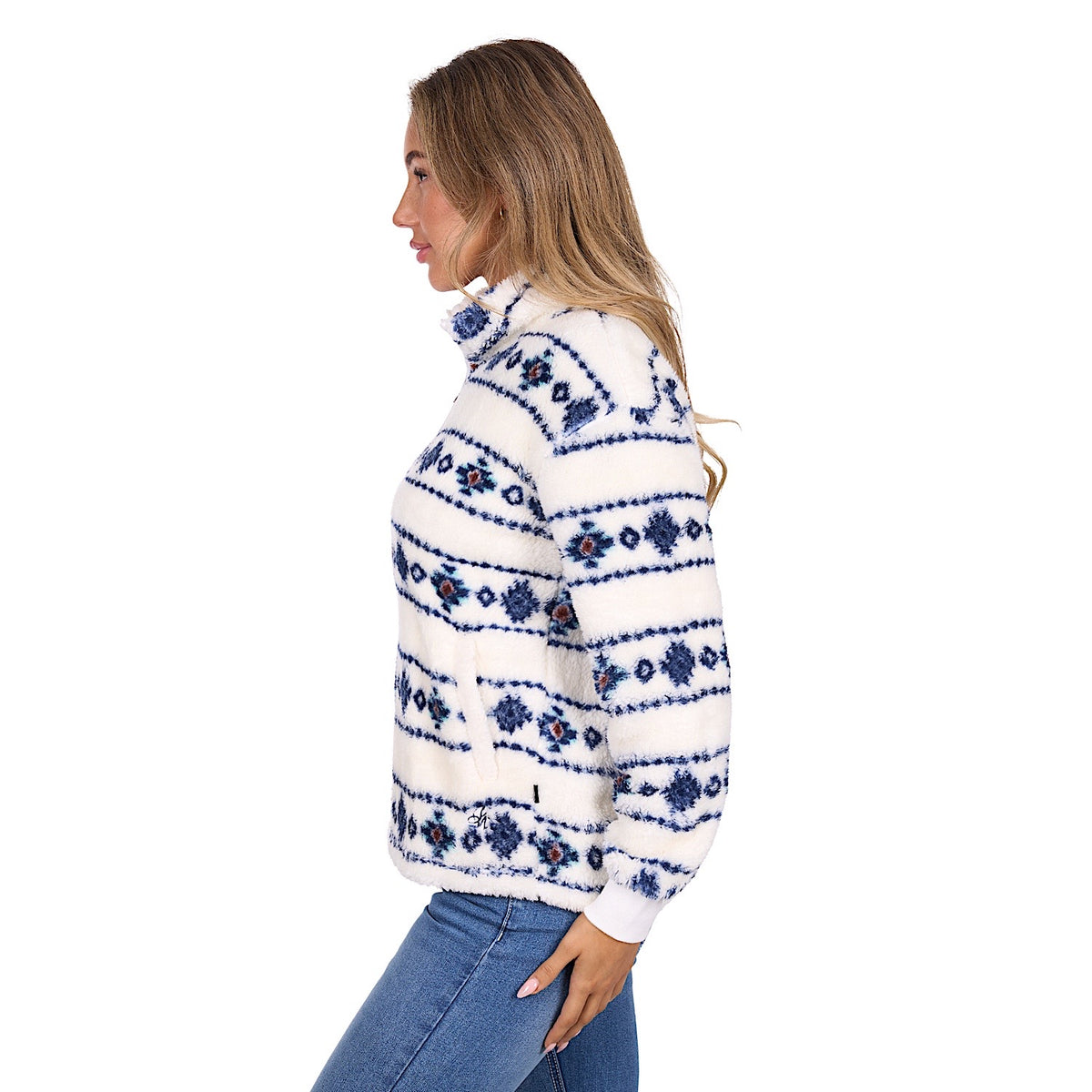 Pure Western Women’s Sharna Fleece Jacket - Ivory