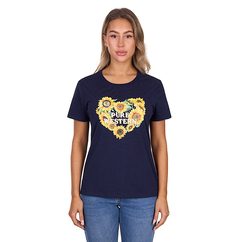 Pure Western Women’s Marissa T-Shirt - Navy