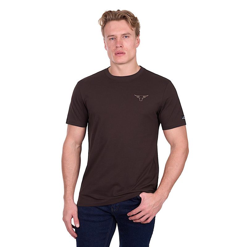 Pure Western Men’s Rodeo T-Shirt - Chocolate