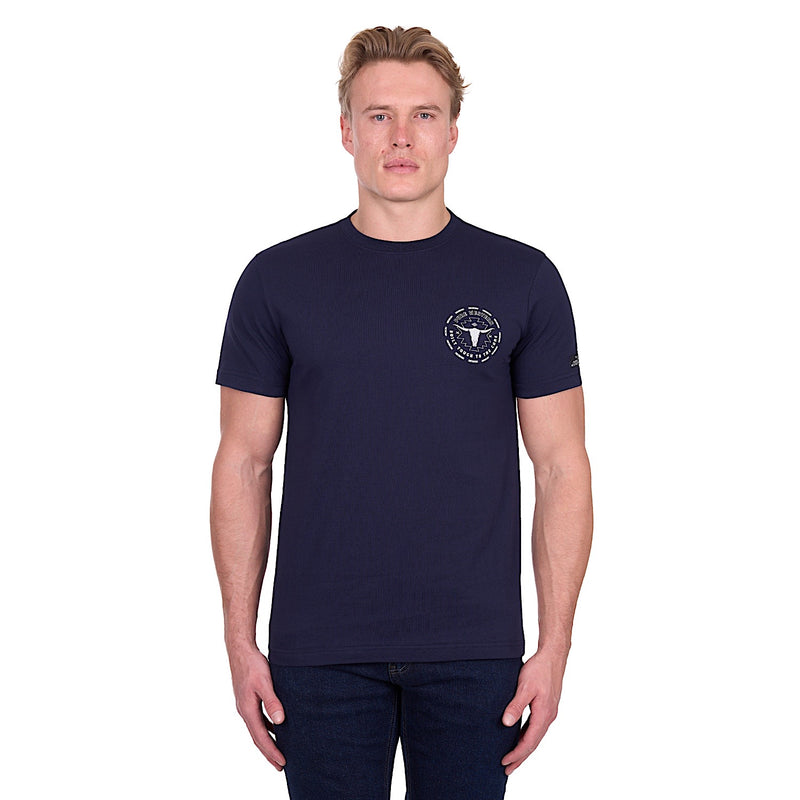 Pure Western Men’s Oscar T-Shirt - Navy