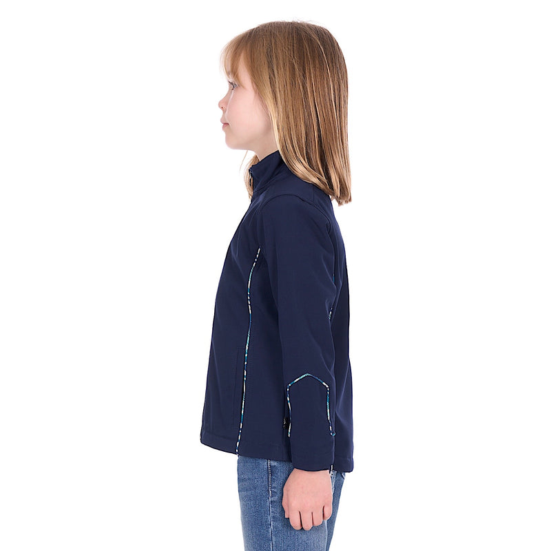 Pure Western Girl’s Corine Softshell Jacket - Navy