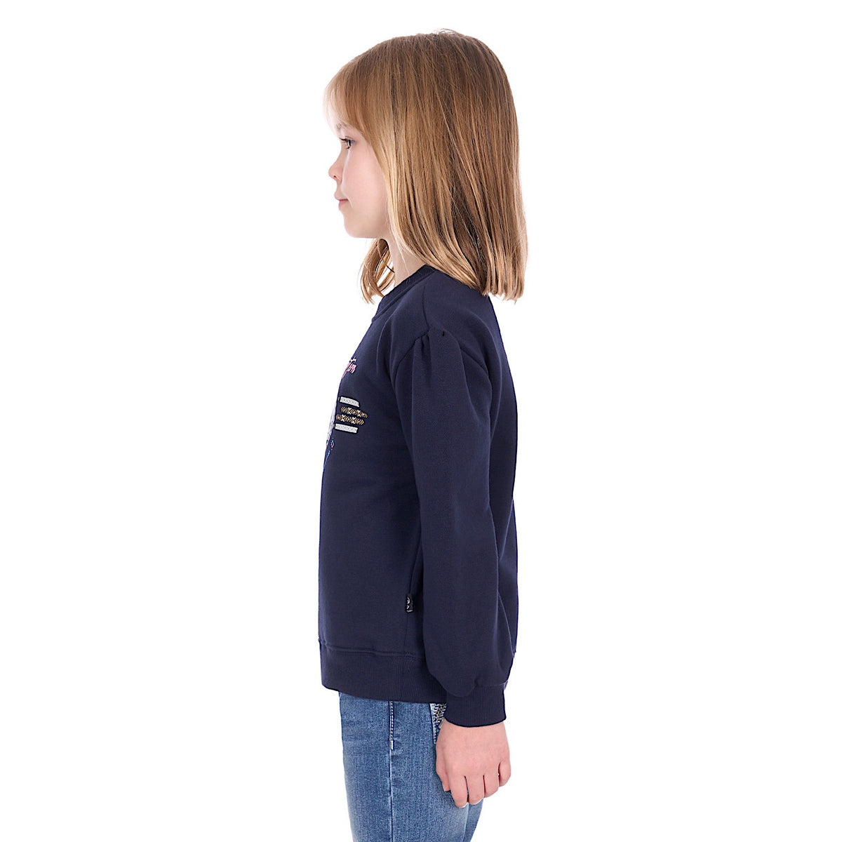 Pure Western Girl’s Sandy Crew - Navy
