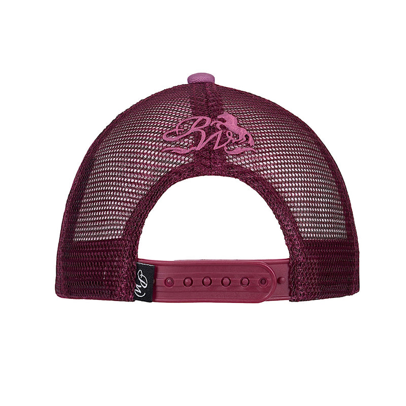 Pure Western Kids Trinity Trucker Cap - Raspberry