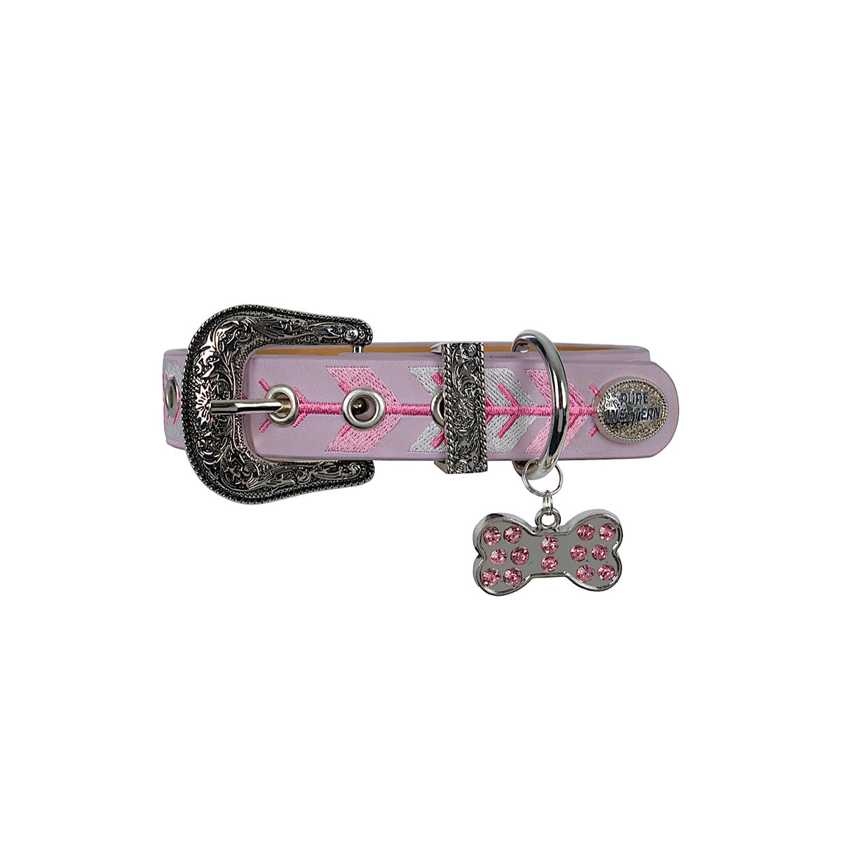 Pure Western Kaira Dog Collar - Lilac