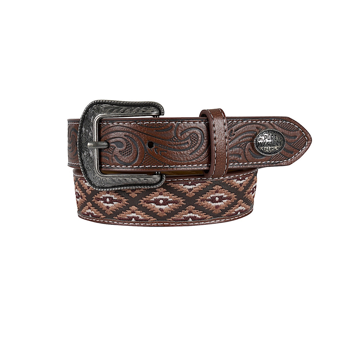 Pure Western Kid’s Bowen Belt - Tan