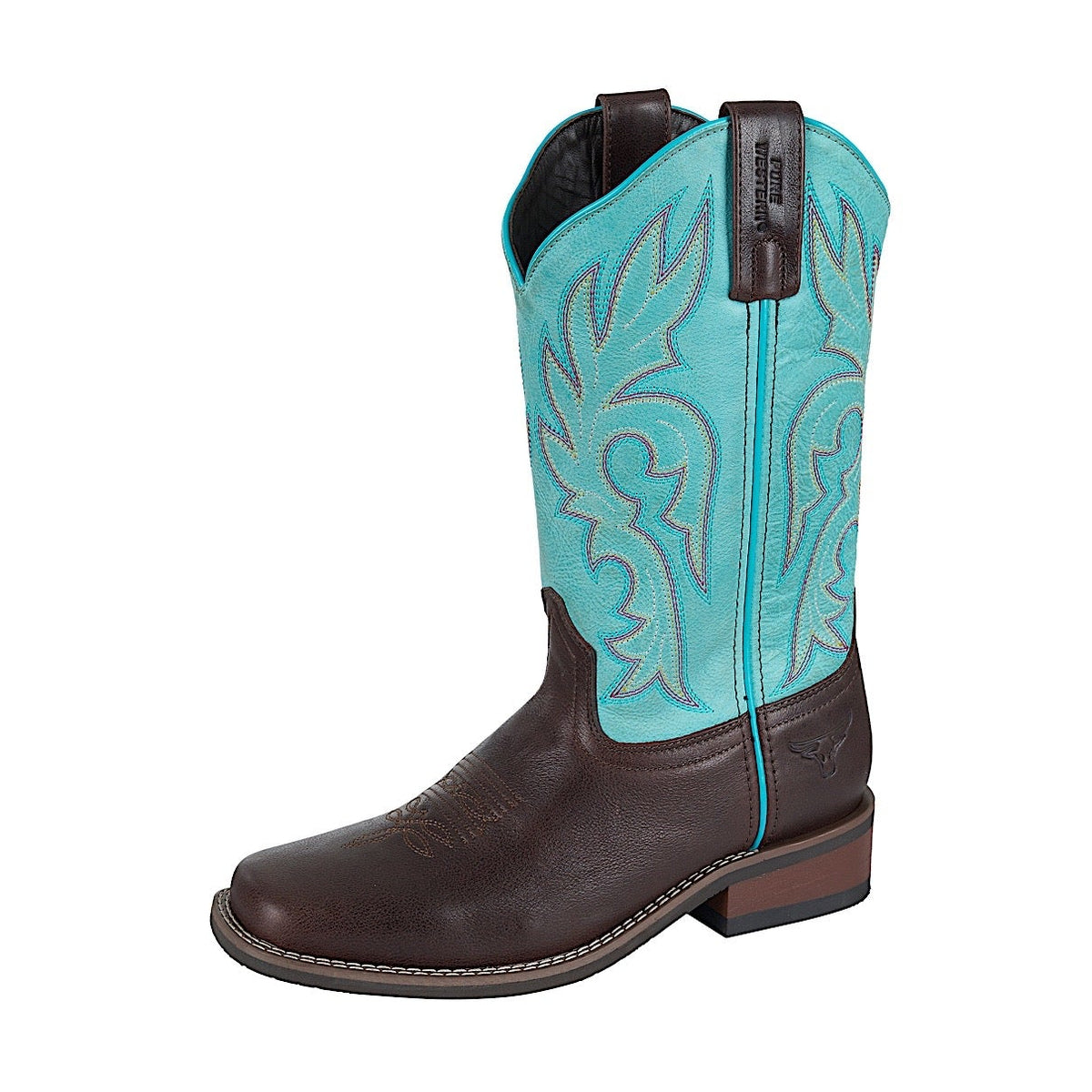 Pure Western Women’s Wallis Boot - Chocolate/Turquoise