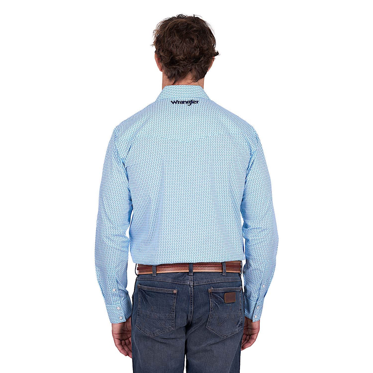 Wrangler Men’s Lee Logo Shirt - Blue/Navy