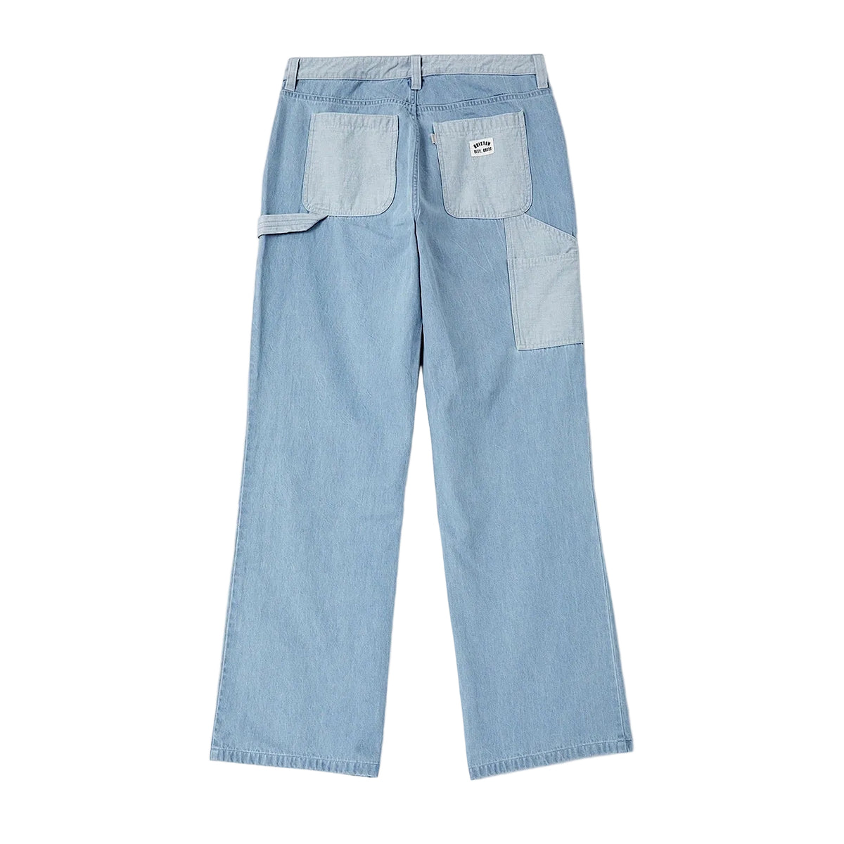 Brixton Women's Essex Patchwork Painter Pant - Denim Patchwork