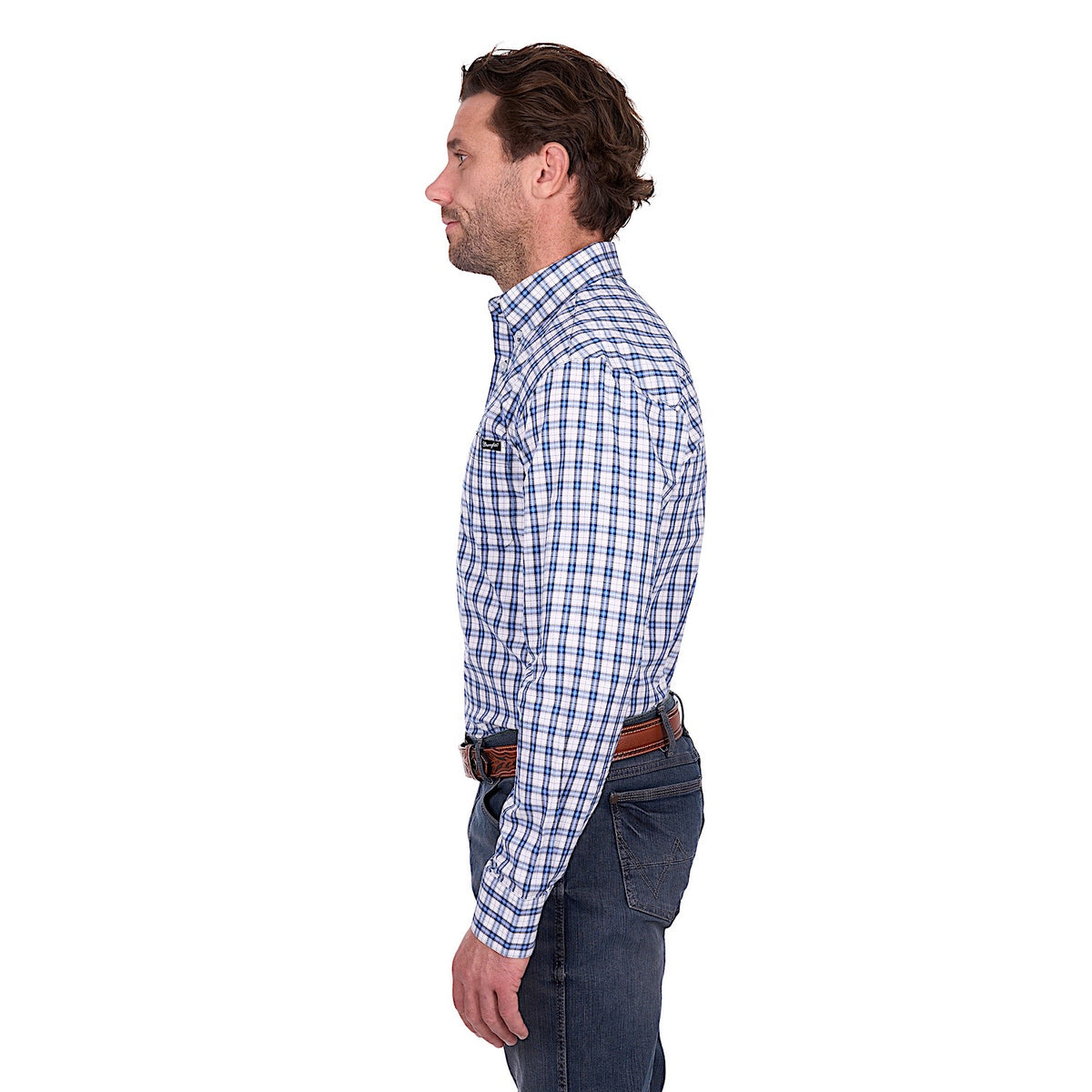 Wrangler Men’s Bob Shirt - Navy/Blue