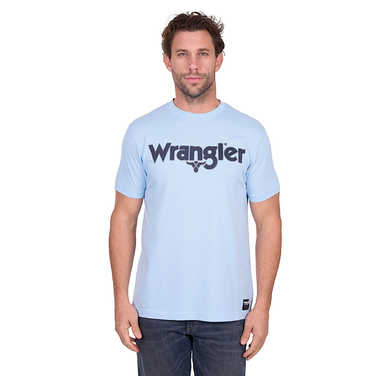 Wrangler Men’s Blake T-Shirt - Light Blue