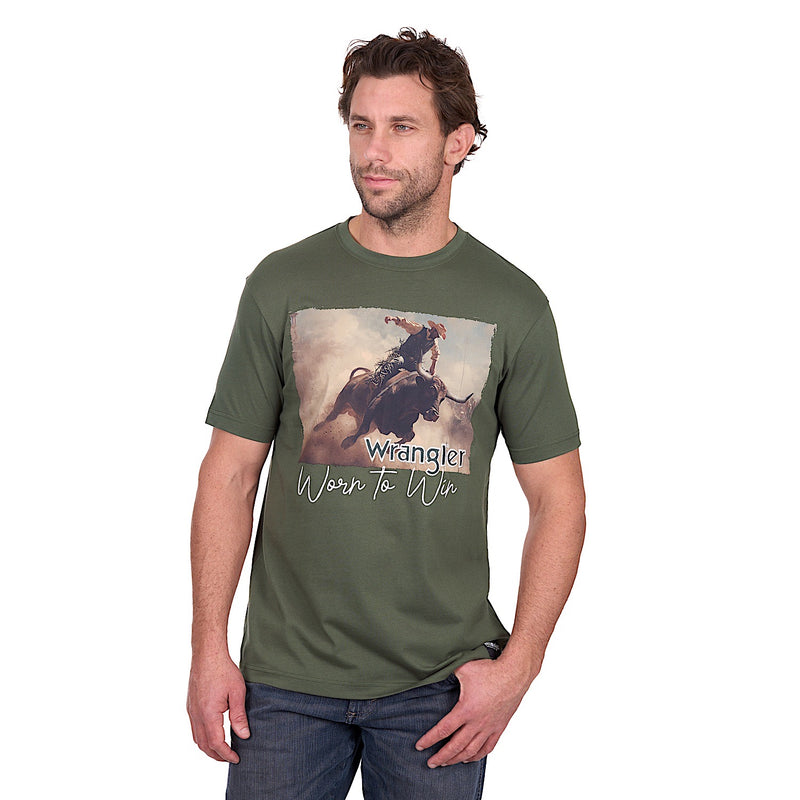 Wrangler Men’s Carlos T-Shirt - Cypress