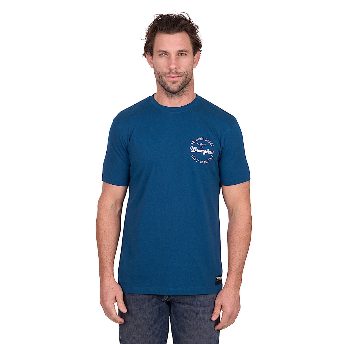 Wrangler Men’s Mario T-Shirt - Denim