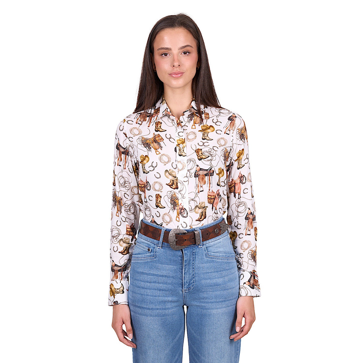 Wrangler Women’s Marilyn Shirt - Ivory