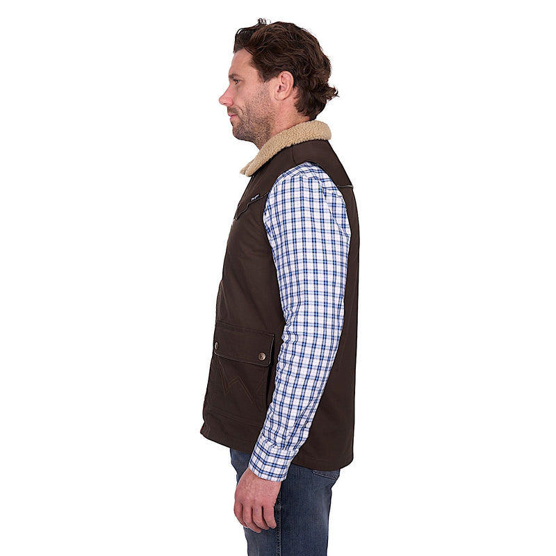 Wrangler Men’s Jerome Vest - Chocolate