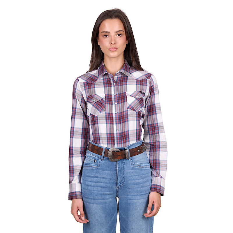 Wrangler Women’s Jaclyn Shirt - Berry