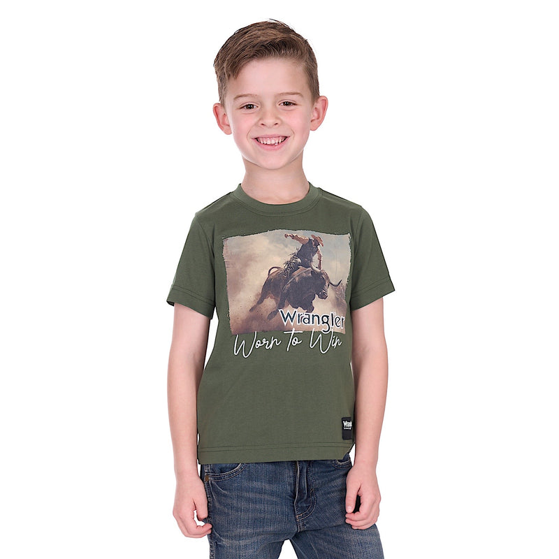 Wrangler Boys Carlos T-Shirt - Cypress