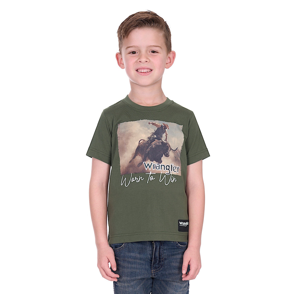 Wrangler Boys Carlos T-Shirt - Cypress