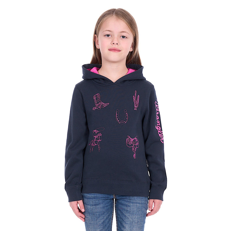 Wrangler Girl’s Mallory Hoodie - Navy