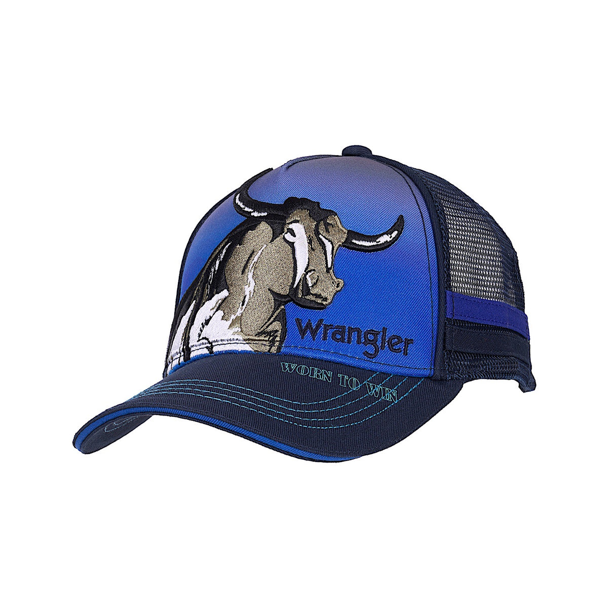 Wrangler Kids Robbie Trucker Cap - Navy/Blue
