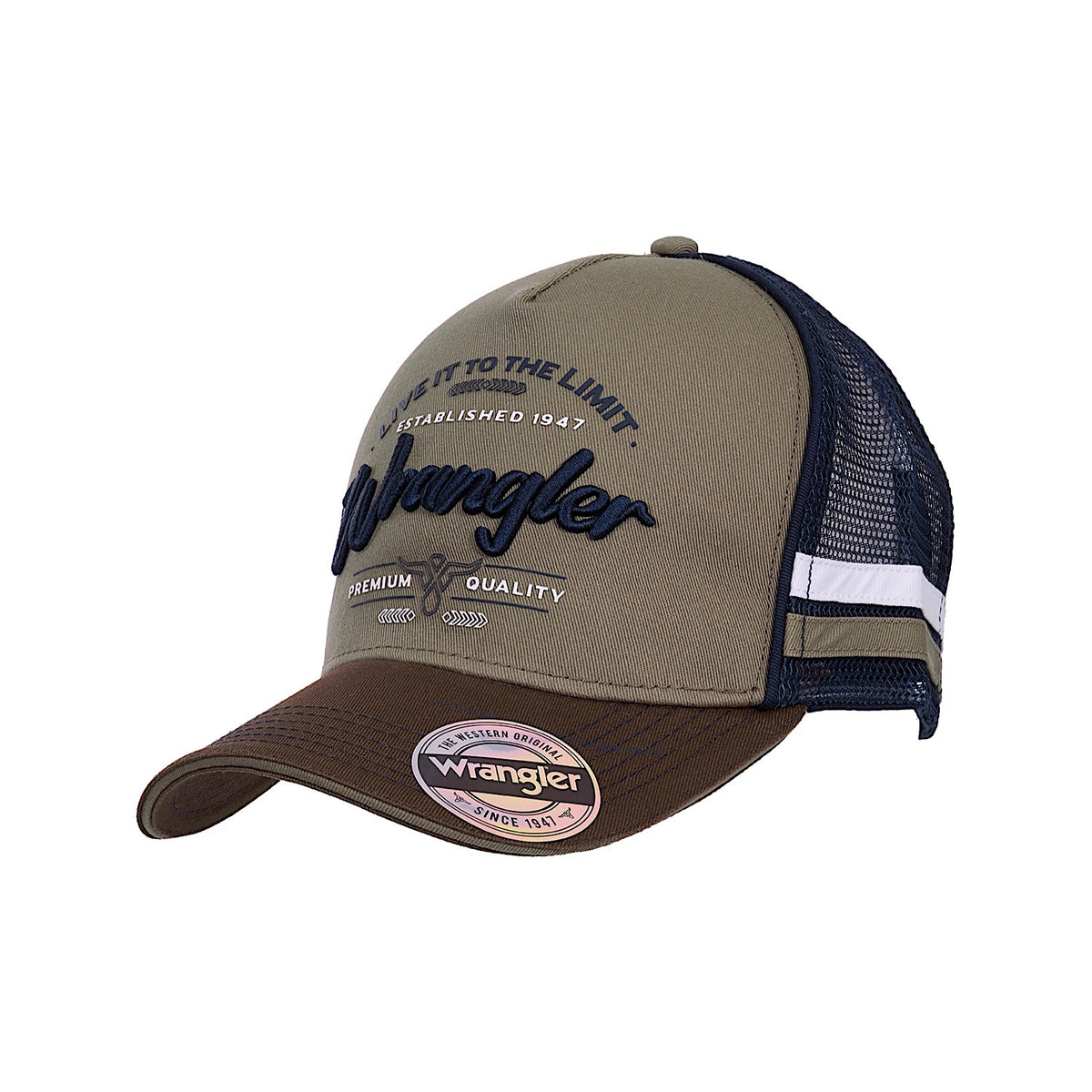 Wrangler Joel HP Trucker Cap - Tan/Dark Tan