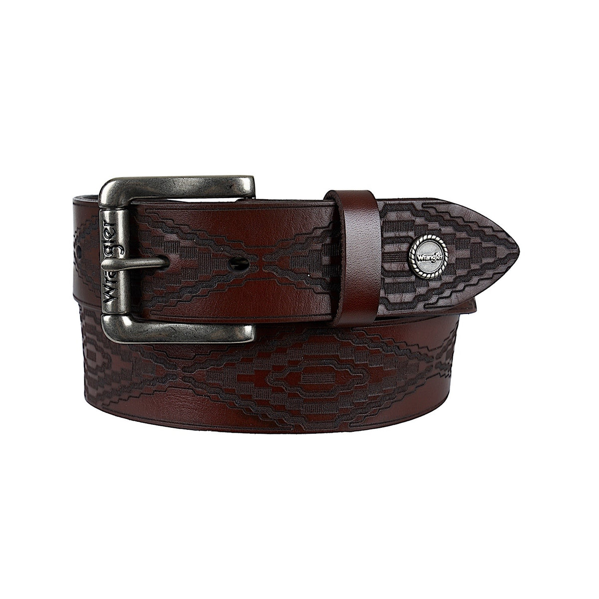 Wrangler Memphis Belt - Dark Tan