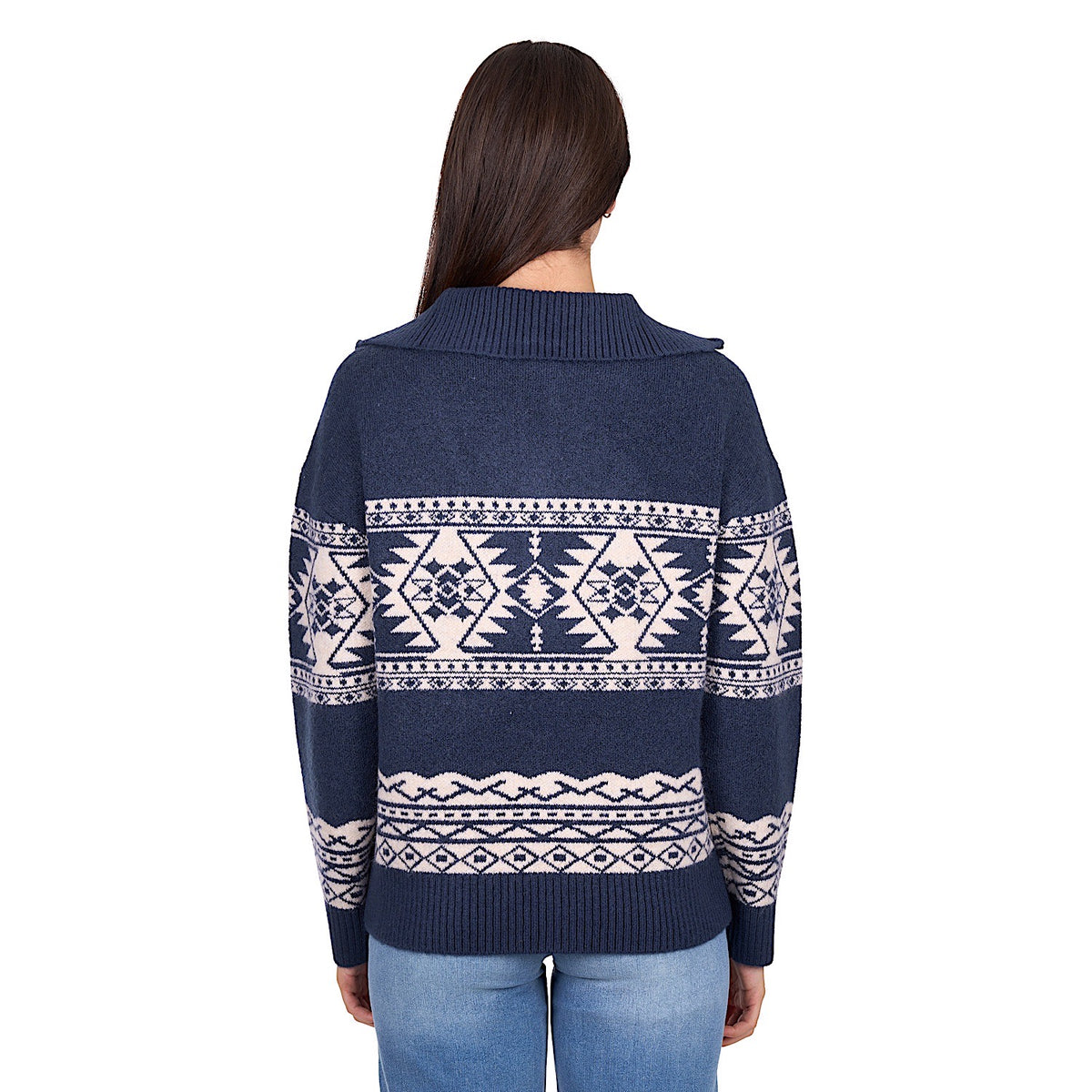 Wrangler Women’s Lacey 1/4 Pullover - Navy