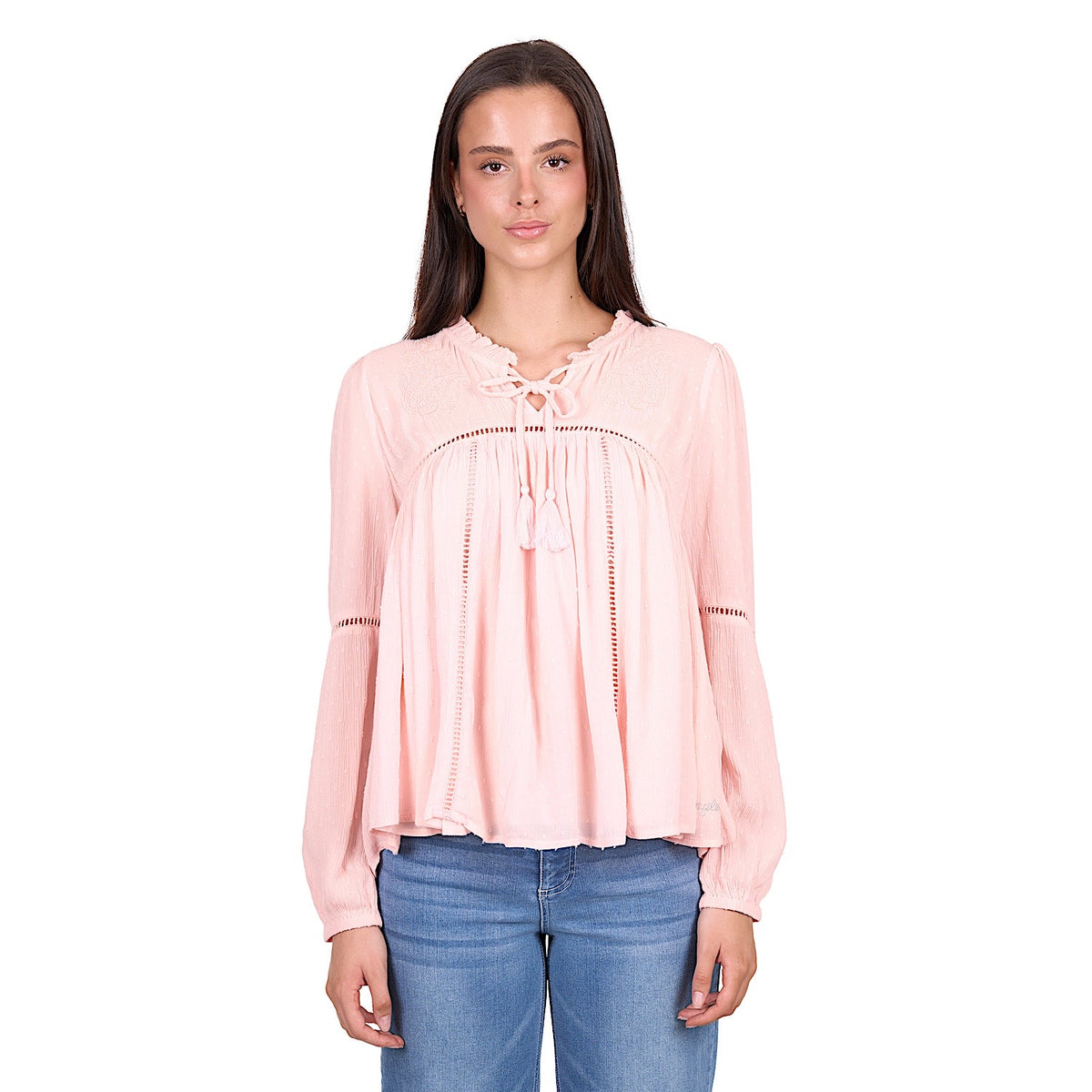 Wrangler Women’s Elissa Blouse - Blush