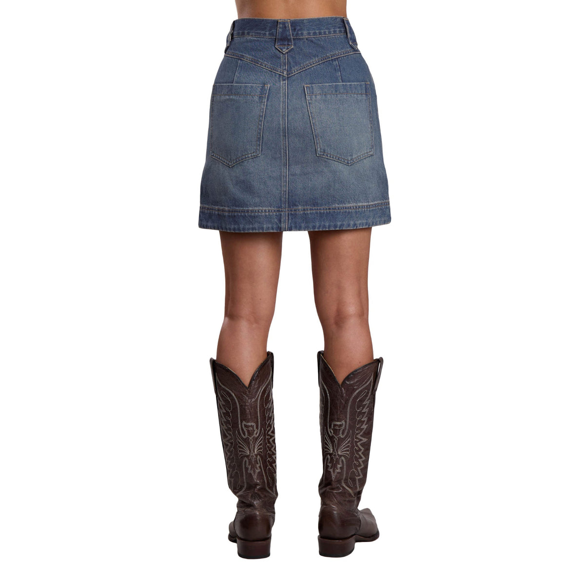 Stetson Women's Summer I Denim Mini Skirt - Blue